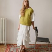 Hand-knitted Pink Mohair Vest: Women's Cozy Knitwear